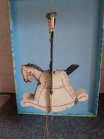 Vintage Blikken speelfiguurtje op paard, Gebruikt, Ophalen of Verzenden