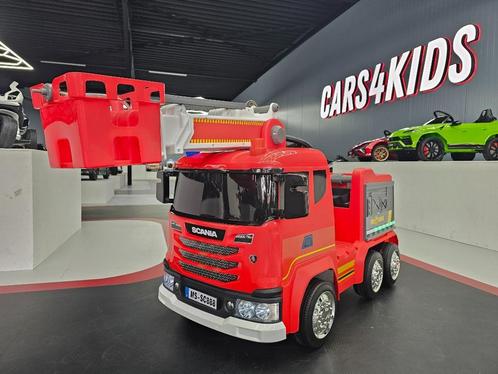 Scania Brandweer - soft start - met RC - GRATIS HOES!, Kinderen en Baby's, Speelgoed |Speelgoedvoertuigen, Nieuw, Afstandsbediening