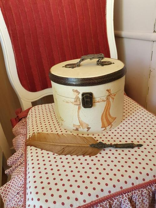 Opbergdoos brocant - UITVERKOOP, Antiek en Kunst, Curiosa en Brocante, Ophalen of Verzenden