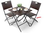 Tuinset balkon, Ophalen, Nieuw, Rotan, Tuinset