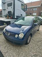 Volkswagen Polo 2005 1.2, Auto's, Voorwielaandrijving, Stof, Zwart, Blauw