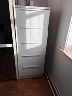 Twee ladekasten wit 5 lades, Huis en Inrichting, Ophalen, Overige materialen, Minder dan 50 cm, Gebruikt