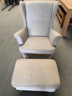 Zetel + poef, Huis en Inrichting, Stoelen, Ophalen, Gebruikt, Overige kleuren, Landelijk