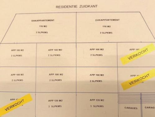 Ruime Appartementen 100 en 120M2 in Passendale Zonnebeke, Immo, Huizen en Appartementen te koop, Provincie West-Vlaanderen, 500 tot 1000 m²