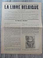 La libre Belgique , 1942 , WO II , krant, Ophalen of Verzenden, Krant