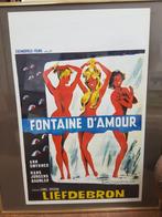 Poster in kader 2 stuks van film Fontaine  D'amour, Verzamelen, Ophalen