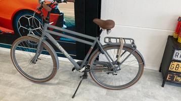 ZO GOED ALS NIEUWE HEREN FIETS THOMPSON HECTOR 7V/BAGAG/DISC beschikbaar voor biedingen