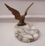 Aigle en bronze sur pierre de marbre naturel, Enlèvement ou Envoi