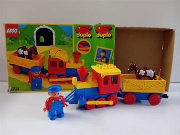 Duplo 2731 - Duw treintje met doos beschikbaar voor biedingen