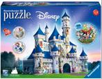 Disney Kasteel 3D puzzel (216stuks), Comme neuf, Enlèvement ou Envoi, Moins de 500 pièces, Rubik's Cube ou Puzzle 3D