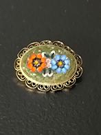 Broche en micro mosaïque italienne vintage., Enlèvement ou Envoi