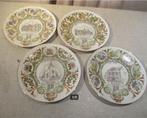 4 magnifiques assiettes en porcelaine - Veltem-Beisem - Limo, Enlèvement ou Envoi