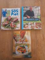 3 kookboeken van Piet Huysentruyt, Boeken, Kookboeken, Piet Huysentruyt, Gezond koken, Nieuw, Europa