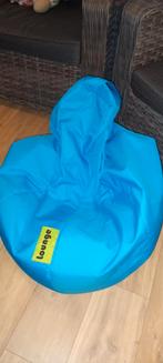 Pouf poire bleu turquoise, Maison & Meubles, Sièges-poires, Enlèvement, Utilisé, Bleu, Siège-poire