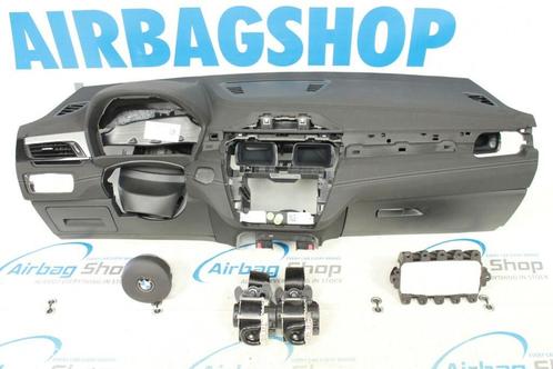 Airbag set Dashboard zwart grijs stiksel BMW X2 F39 2017-..., Autos : Pièces & Accessoires, Tableau de bord & Interrupteurs, Utilisé