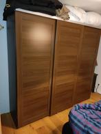 Kast slaapkamer met 3 roldeuren fineer hout, Comme neuf, Enlèvement ou Envoi