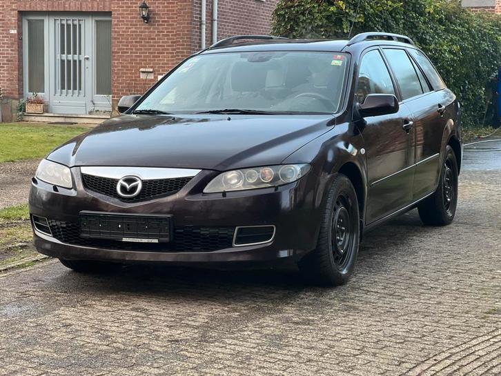Mazda 6 break 2.0 ltr benzine Lez ok 1250€, Auto's, Mazda, Bedrijf, Te koop, Airbags, Airconditioning, Alarm, Boordcomputer, Centrale vergrendeling
