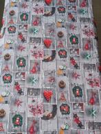 Katoenen stof met kerst tekening, Ophalen of Verzenden