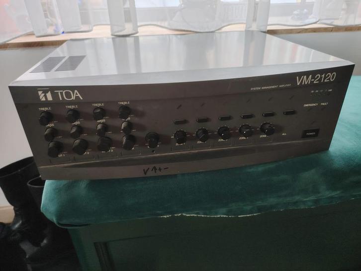 Toa VM-2120 ER, Audio, Tv en Foto, Versterkers en Ontvangers, Zo goed als nieuw, Ophalen