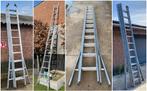 Dirks Glazenwassers- / Schuifladders, Ophalen of Verzenden, Zo goed als nieuw, Ladder, 4 meter of meer