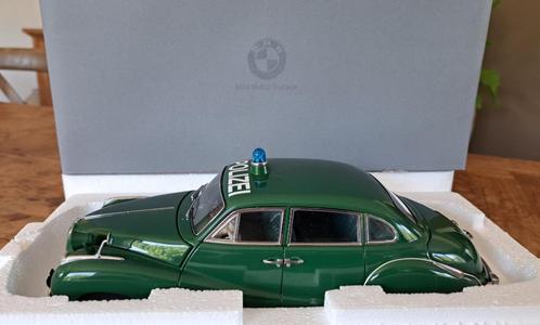 BMW 501 Polizei Green 1:18 Dealer Edition Autoart, Hobby & Loisirs créatifs, Voitures miniatures | 1:18, Neuf, Voiture, Autoart