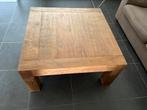Massief eiken salontafel, Huis en Inrichting, Ophalen, Zo goed als nieuw
