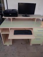 Bureau met uitschuifbaar tablet en lades.Ideaal voor student, Huis en Inrichting, Ophalen, Gebruikt, Bureau