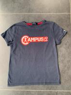 Donkerblauwe Shirt maat 140, Gebruikt, Meisje, Campus, Ophalen of Verzenden