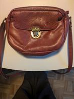 Klein vintage leren schoudertasje – Ascot – Made in Italy –, Bijoux, Sacs & Beauté, Enlèvement, Comme neuf, Cuir