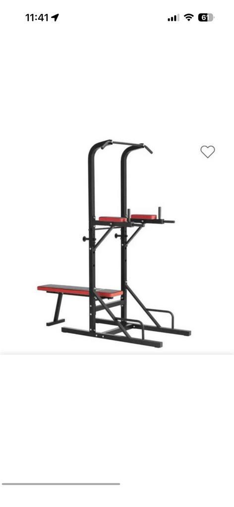 Power tower, Sport en Fitness, Fitnessapparatuur, Zo goed als nieuw, Krachtstation, Borst, Ophalen