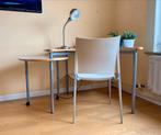 Bureau met uitschuifbaar zijtafeltje, Huis en Inrichting, Bureaus, Ophalen, Met wielen, Zo goed als nieuw, Bureau