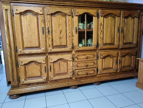 Massief houten dressoir 270x154x54 cm zonder inhoud, Huis en Inrichting, Kasten | Dressoirs, Gebruikt, 200 cm of meer, 50 tot 75 cm