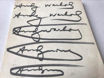 Andy Warhol catalogue raissoné prints 160pag beschikbaar voor biedingen