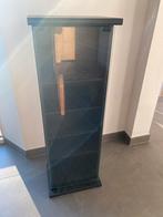 CD houder meubel met glazen deur, Enlèvement, Comme neuf