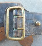 RIJKSWACHT / GENDARMERIE - CEINTURON CUIR, Collections, Envoi, Gendarmerie, Vêtements ou Chaussures