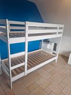 Ikea Mydal stapelbed wit, L 206 cm, B 97 cm, H 157 cm., Ophalen, Zo goed als nieuw, Stapelbed