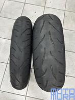 Gebruikte Bridgestone T32 bandenset 120/70ZR17 180/55ZR17 ac, Motoren, Gebruikt, -, -, Ophalen of Verzenden