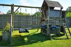 Houten speelhuis, Kinderen en Baby's, Speelgoed | Buiten | Speeltoestellen, Ophalen, Gebruikt