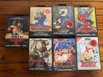 Sega Mega Drive Console + Spellen beschikbaar voor biedingen