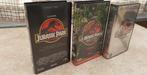 Série VHS Jurassic Park 1, 2, 3, Comme neuf, Enlèvement ou Envoi