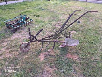 Ancien Extirpateur / Butoir, Enlèvement, Utilisé, Cultivateur