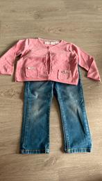 Jeansbroekje met golfje maat 82, Kinderen en Baby's, Babykleding | Maat 80, Ophalen, Zo goed als nieuw