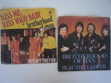 2x singel BROTHERHOOD OF MAN beschikbaar voor biedingen