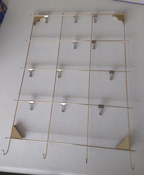 Gouden memobord/wandrek/fotorek/sleutelrek Ikea, Huis en Inrichting, Woonaccessoires | Memoborden, Zo goed als nieuw, Prikbord