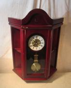 Mooi Retro Houten Wandklok op batterijen - 56x39x14, Huis en Inrichting, Woonaccessoires | Klokken, Ophalen of Verzenden, Zo goed als nieuw