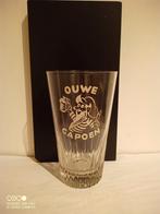 Oud bierglas Ouwe Capoen 33CTL, Ophalen of Verzenden, Zo goed als nieuw, Glas of Glazen, Overige merken
