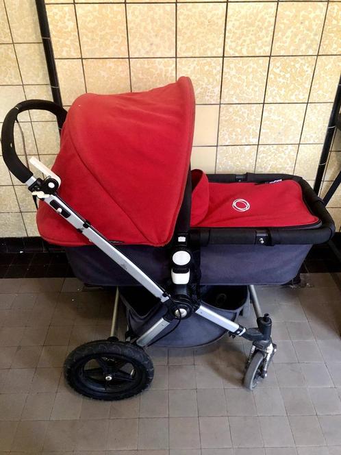 Bugaboo cameleon rood + maxicosi, Kinderen en Baby's, Buggy's, Gebruikt, Overige merken, Regenhoes, Voetenzak, Zonnekap, Ophalen