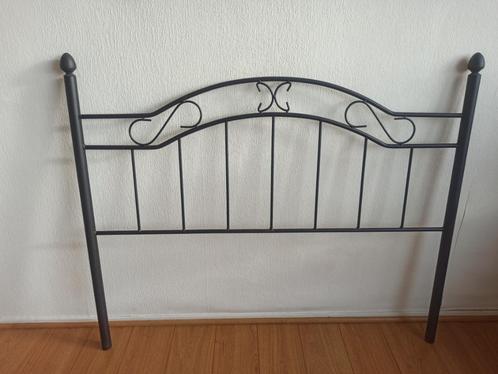 Hoofdbord 135 cm — zwart metaal, Huis en Inrichting, Slaapkamer | Bedden, Metaal, Zwart, Ophalen