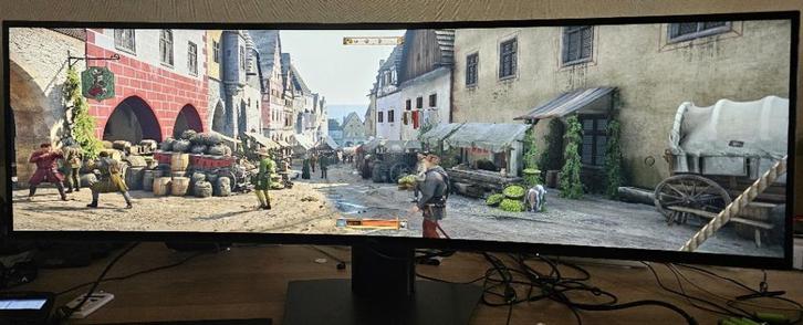 Moniteur Dell UltraSharp U4919DW 49″ – État impeccable, Computers en Software, Monitoren, Zo goed als nieuw, 60 Hz of minder, DisplayPort