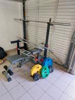 Volledige bundelset fitness, Sport en Fitness, Fitnessapparatuur, Ophalen, Benen, Gebruikt, Krachtstation